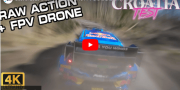 VIDEO: Vinged droonikaadrid M-Sport meeskonna Horvaatia eelselt testilt