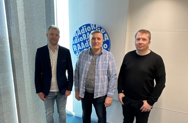 Vasakult: Rauno Paltser, Ilmar Raissar ja Urmas Roosimaa. Foto: erakogu
