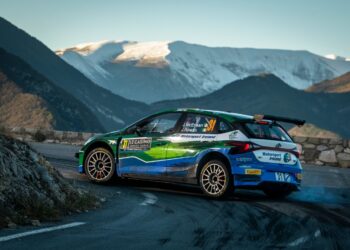 Josh McErlean ja John Rowan Monte-Carlo rallil 2023 Foto: Jaanus Ree / Red Bull Content Pool
