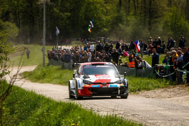 Elfyn Evans ja Scott Martin Horvaatia rallil 2023 Foto: Jaanus Ree / Red Bull Content Pool