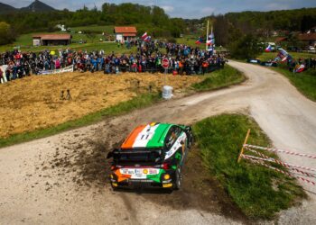 Thierry Neuville Horvaatia rallil 2023 Foto: Jaanus Ree / Red Bull Content Pool