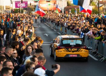 Georg Linnamäe ja James Morgan Horvaatia rallil 2023 Foto: Jaanus Ree / Red Bull Content Pool