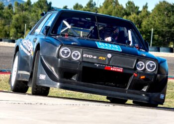 Sebastien Loeb, Lancia Delta Evo-e RX, Foto: fiaworldrallycross.com