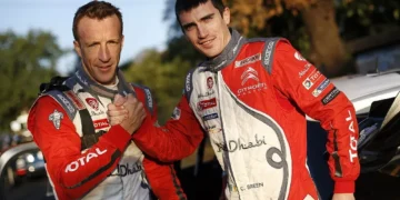 Kris Meeke ja Craig Breen Citroeni meeskonnas Foto: Citroën Communication