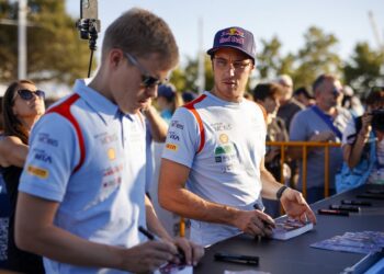 Ott Tänak ja Thierry Neuville 2022 Akropolise ralli Foto: Hyundai Motorsport GmbH