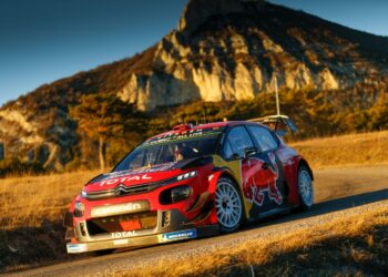 Sebastien Ogier, Citroen C3 WRC 2019 Foto: Aurelien Vialatte / Red Bull Content Pool