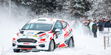 Jaspar Vaher - Evelin Mitendorf Otepää ralli 2023 Foto: Pille Russi