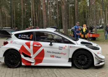 Ott Tänak Kohila lasteaias Foto: Kohila Lasteaed/Facebook