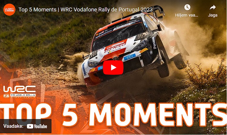 VIDEO: Top 5 meeldejäävamat hetke Portugali rallilt