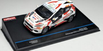 Jaspar Vaheri võistlusautost valminud mudel. Foto: Marek Mändmaa