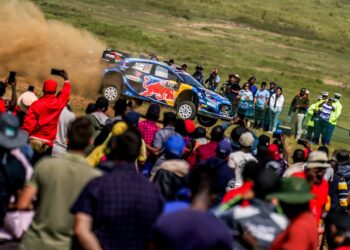 Pierre-Louis Loubet ja Nicolas Gilsoul Keenia ralli 2023 Foto: M-Sport