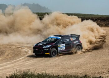 Robert Virves ja Craig Drew Liepaja ralli 2023 Foto: @World / Red Bull Content Pool