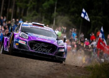 Adrien Fourmaux Ford Pumaga Soome rallil 2022 Foto: M-Sport