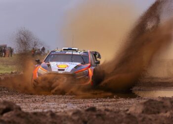 Esapekka Lappi Keenia rallil 2023 Foto: Hyundai Motorsport