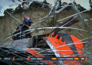 Dani Sordo peale õnnetust Foto: WRC Plus