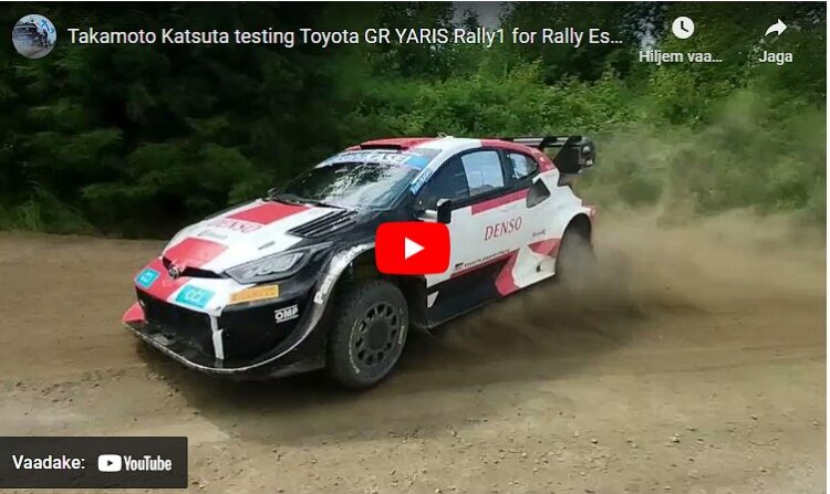 VIDEO: Takamoto Katsuta valmistub Eesti ja Soome kiireteks rallideks!