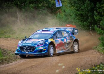 Ott Tänak ja Martin Järveoja Rally Estonia 2023 Foto: Marleen Maask
