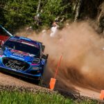 Ott Tänak ja Martin Järveoja Rally Estonia testikatsel Foto: M-Sport