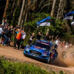 Ott Tänak ja Martin Järveoja Rally Estonia testikatsel Foto: M-Sport