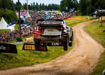 Kalle Rovanperä ja Jonne Halttunen Rally Estonia 2022 Foto: Jaanus Ree / Red Bull Content Pool