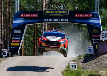 Hayden Paddon ERC etapil Rootsis Foto: @World / Red Bull Content Pool