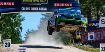 Oliver Solberg ja Elliott Edmondson, ERC sarja viiendal etapil Rootsis, Foto: @World / Red Bull Content Pool