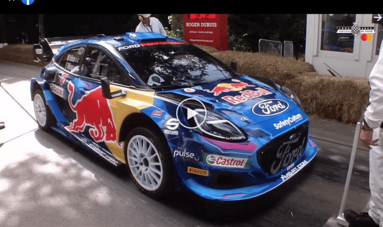 VIDEO: Vaata kuidas Adrien Formaux Goodwood festivalil Ford Pumaga rahvale showd tegi!