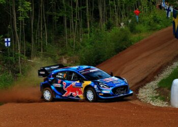 Ott Tänak ja Martin Järveoja Rally Estonia 2023 Foto: Igmar Matto