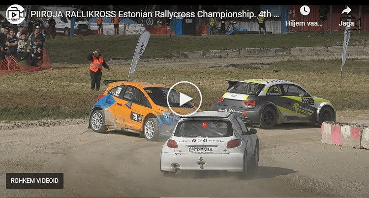 Vägevad kaadrid Piiroja rallikrossi etapilt koos ohtrate eksimuste ja kokkupõrgetega!