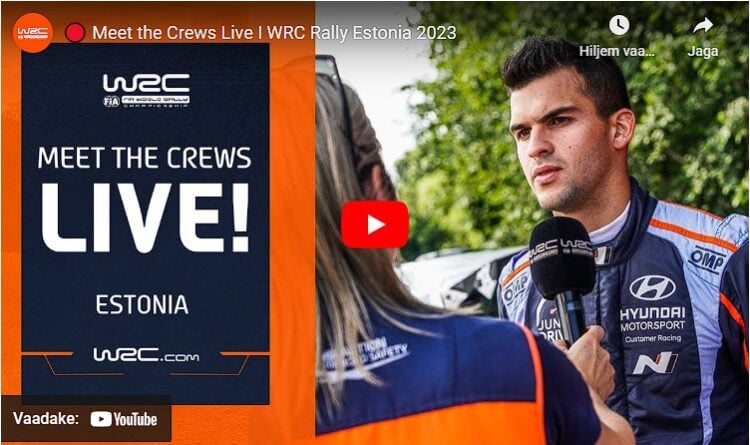 VIDEO: Vaata mida rääkisid sõitjad ja meeskonnajuhid enne Rally Estonia algust!