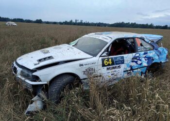 Ott Mesikäpp ja Kaili Klemmer Paide ralli 2023 Foto: Rando Suve