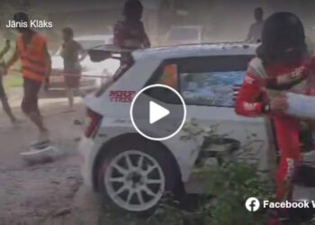 VIDEO: Läti autoralli tulevikulootus Martins Sesks tegi Poola rallil tōsise avarii!