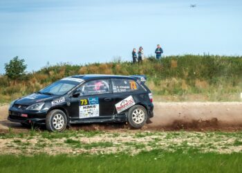 Robert Kikkatalo ja Robin Mark Paide rallil 2023 Foto: Marleen Maask