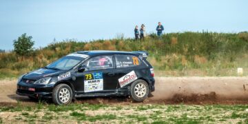 Robert Kikkatalo ja Robin Mark Paide rallil 2023 Foto: Marleen Maask