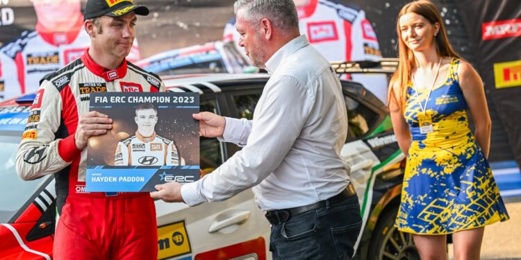 Hayden Paddon Barum Czech Rally Zlín 2023 - Foto: @World / Red Bull Content Pool