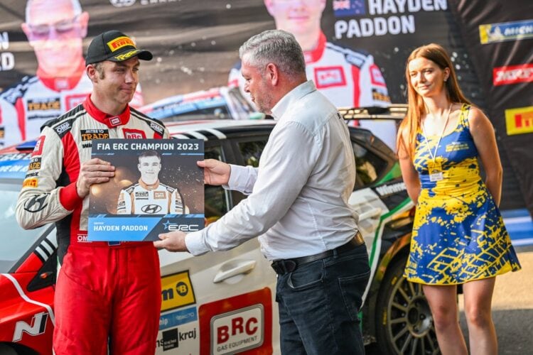 Hayden Paddon Barum Czech Rally Zlín 2023 - Foto: @World / Red Bull Content Pool