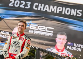 Hayden Paddon Barum Czech Rally Zlín 2023 - Foto: @World / Red Bull Content Pool