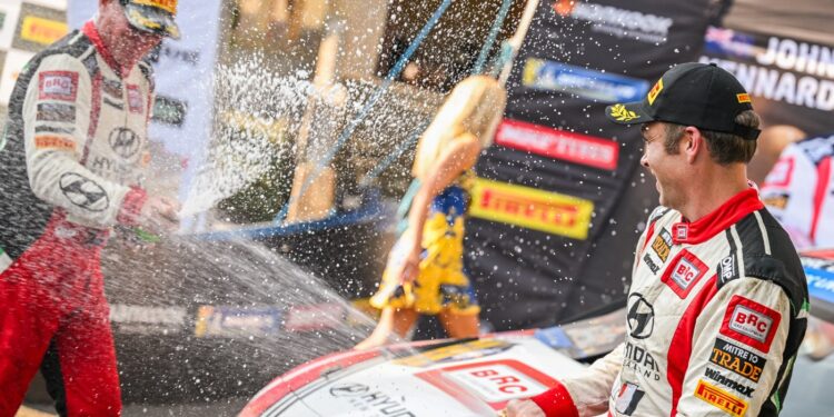 Hayden Paddon Barum Czech Rally Zlín 2023 - Foto: @World / Red Bull Content Pool