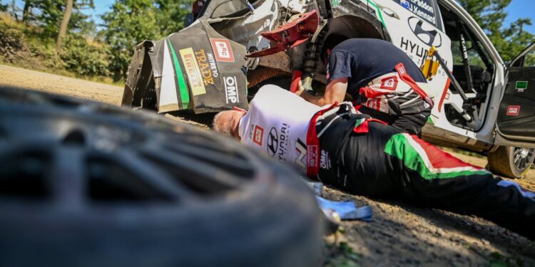 Hayden Paddon Barum Czech Rally Zlín 2023 - Foto: @World / Red Bull Content Pool