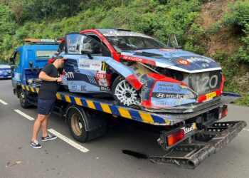 Kris Meeke auto peale õnnetust Foto: Paulo Almada