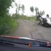 VIDEO: Kalle Rovanperä keeras liidrikohalt auto üle katuse ja katkestas ralli!