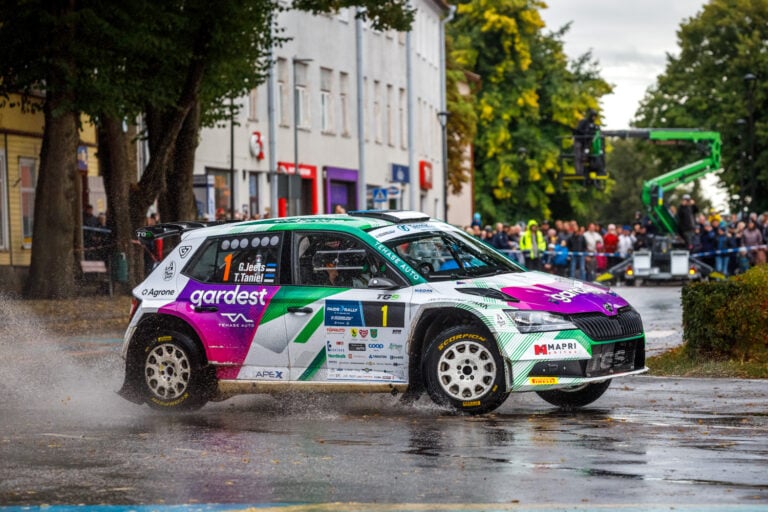 Mulluse Paide ralli võitsid Gregor Jeets / Timo Taniel. Foto: Pille Russi