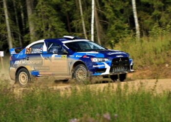 Timmu Kõrge ja Arro Vahtra osalevad Cesise rallil Foto: Igmar Matto