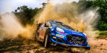 Ott Tänak ja Martin Järveoja Sardiinia rallil 2023 Foto: M-Sport