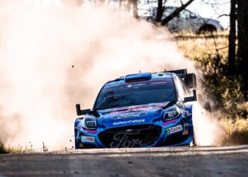 Ott Tänak ja Martin Järveoja Tšiili MM-rallil Foto: M-Sport