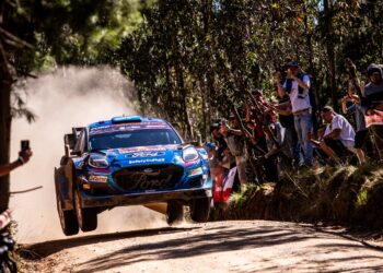 Ott Tänak ja Martin Järveoja Tšiili MM-rallil Foto: M-Sport