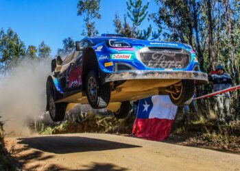 Ott Tänak jaMartin Järveoja Tšiili rallil 2023, Foto: M-Sport