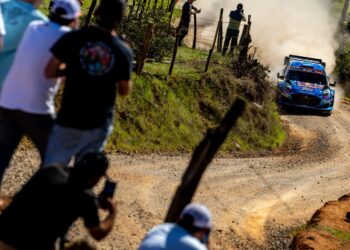 Ott Tänak ja Martin Järveoja Tšiili MM-rallil Foto: M-Sport