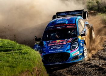 Ott Tänak jaMartin Järveoja Tšiili rallil 2023, Foto: M-Sport