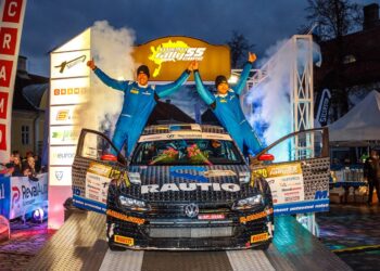 Saaremaa ralli 2022 võitjad Egon Kaur - Silver Simm Foto: Pille Russi
